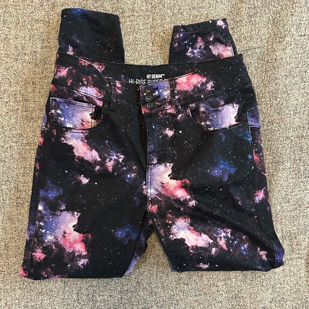Hot Topic Galaxy High Rise Super Skinny Jean